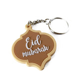 Eid Mubarak sleutelhanger in nude kleuren voor een stijlvolle Eid Mubarak uitstraling
